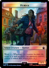 Human (0038) // Mutant Double-Sided Token (Surge Foil) [Doctor Who Tokens] | Devastation Store
