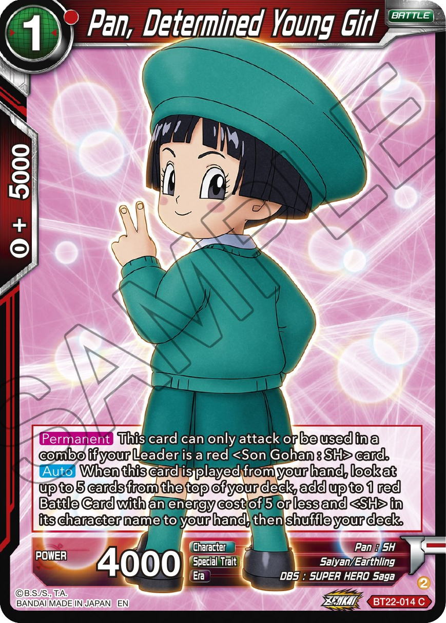 Pan, Determined Young Girl (BT22-014) [Critical Blow] | Devastation Store