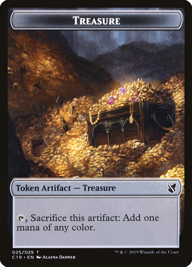 Treasure [Commander 2019 Tokens] | Devastation Store