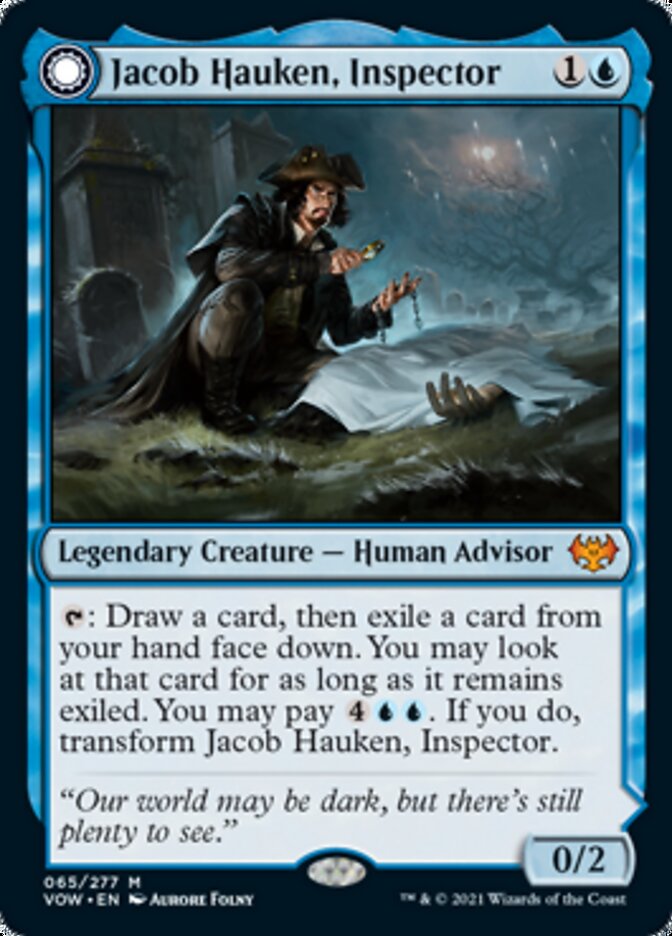 Jacob Hauken, Inspector // Hauken's Insight [Innistrad: Crimson Vow] | Devastation Store