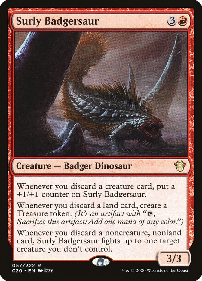 Surly Badgersaur [Commander 2020] | Devastation Store