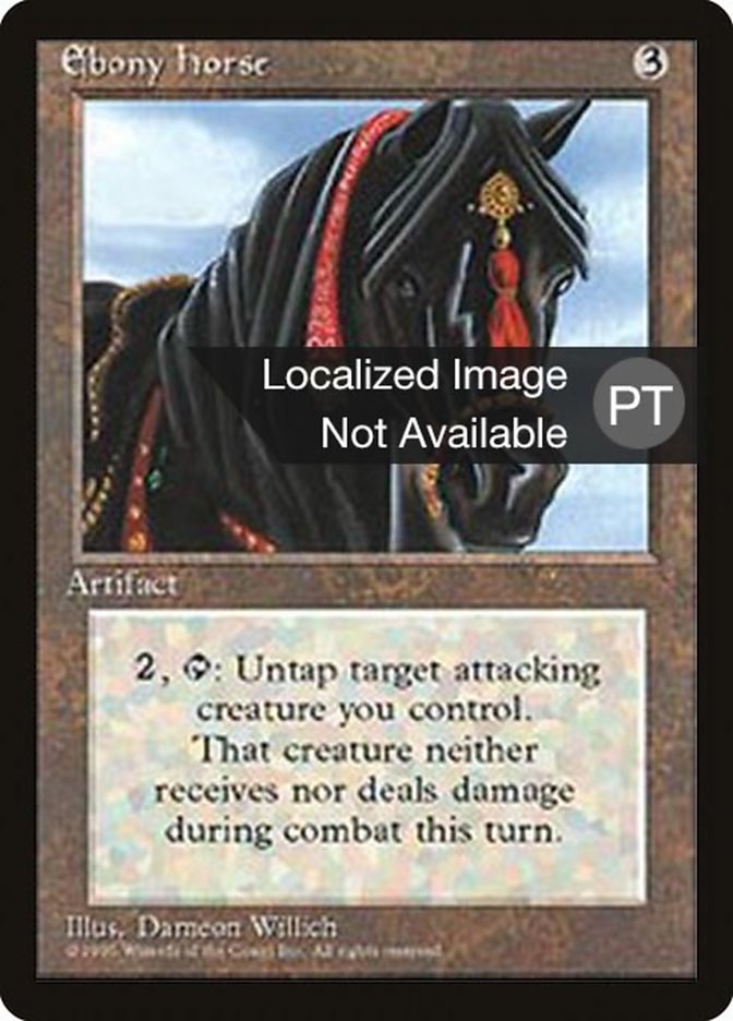 Ebony Horse [Fourth Edition (Foreign Black Border)] | Devastation Store