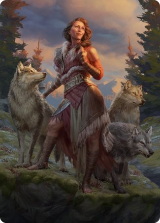 Arlinn, the Pack's Hope 1 Art Card [Innistrad: Midnight Hunt Art Series] | Devastation Store