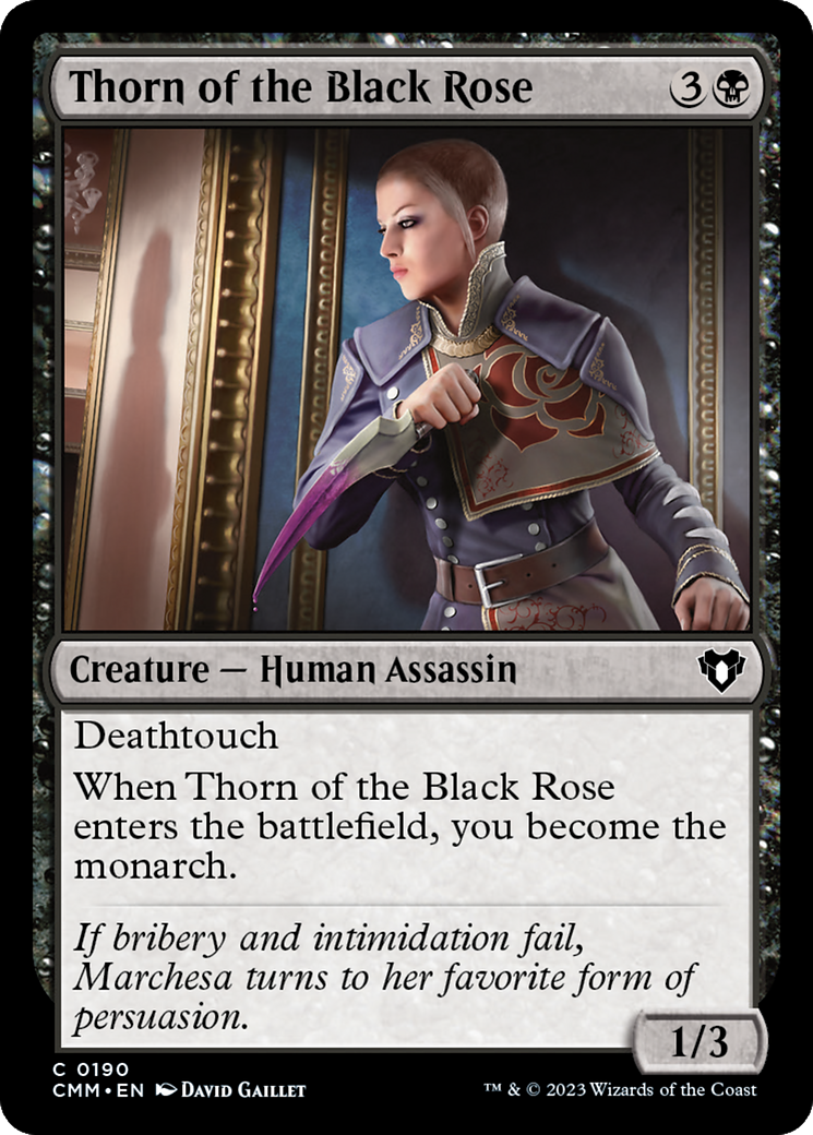 Thorn of the Black Rose [Commander Masters] | Devastation Store