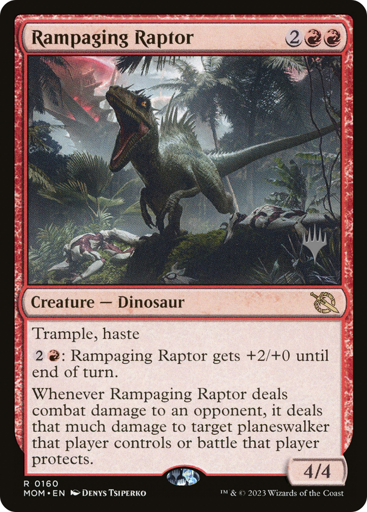 Rampaging Raptor (Promo Pack) [March of the Machine Promos] | Devastation Store