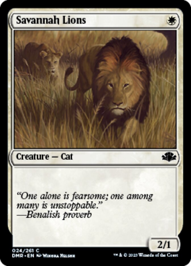 Savannah Lions [Dominaria Remastered] | Devastation Store