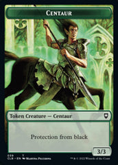 Horror // Centaur Double-sided Token [Commander Legends: Battle for Baldur's Gate Tokens] | Devastation Store
