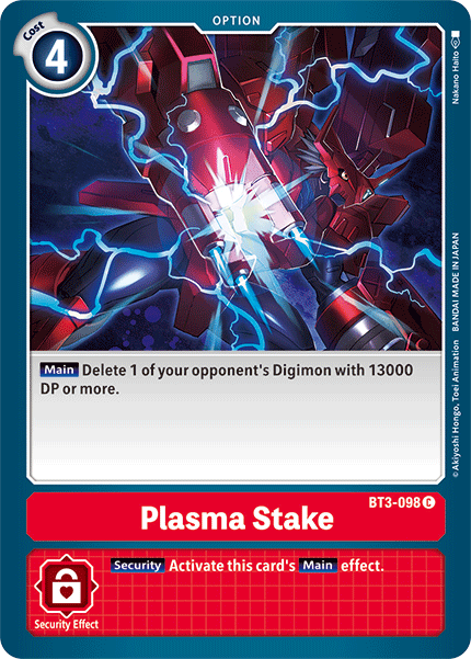 Plasma Stake [BT3-098] [Release Special Booster Ver.1.5] | Devastation Store