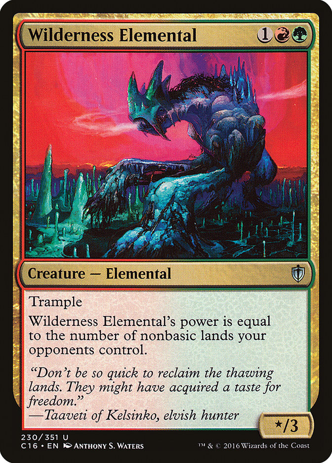 Wilderness Elemental [Commander 2016] - Devastation Store | Devastation Store