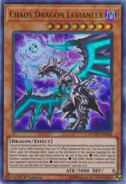 Chaos Dragon Levianeer [DUOV-EN058] Ultra Rare | Devastation Store