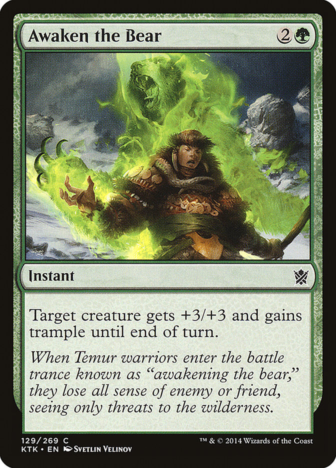 Awaken the Bear [Khans of Tarkir] - Devastation Store | Devastation Store