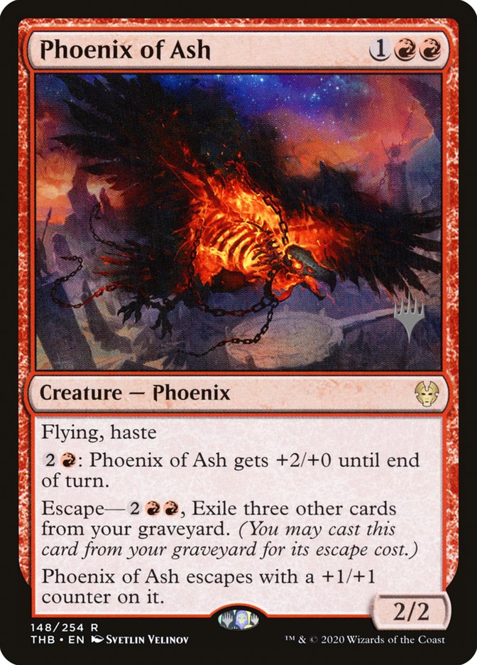 Phoenix of Ash (Promo Pack) [Theros Beyond Death Promos] | Devastation Store