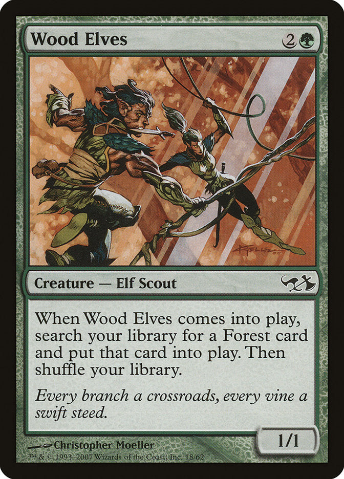 Wood Elves [Duel Decks: Elves vs. Goblins] | Devastation Store