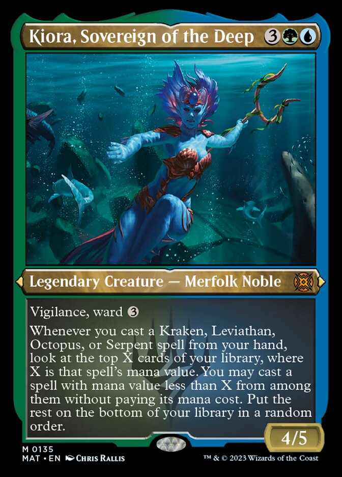 Kiora, Sovereign of the Deep (Foil Etched) [March of the Machine: The Aftermath] | Devastation Store