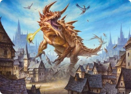 Tarrasque Art Card [Dungeons & Dragons: Adventures in the Forgotten Realms Art Series] | Devastation Store