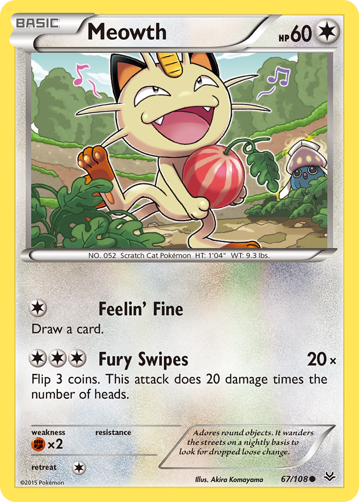 Meowth (67/108) [XY: Roaring Skies] | Devastation Store