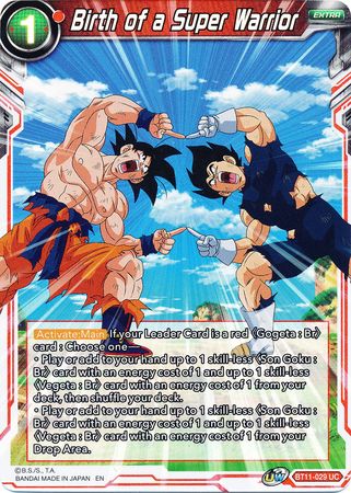 Birth of a Super Warrior [BT11-029] | Devastation Store
