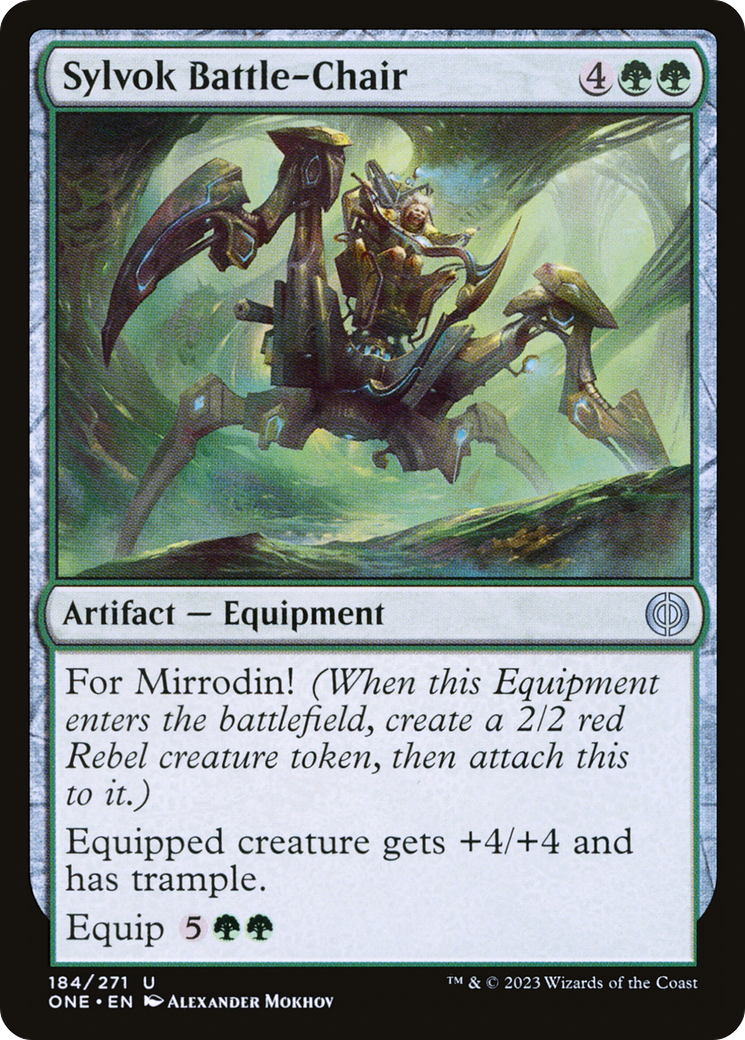 Sylvok Battle-Chair [Phyrexia: All Will Be One] | Devastation Store