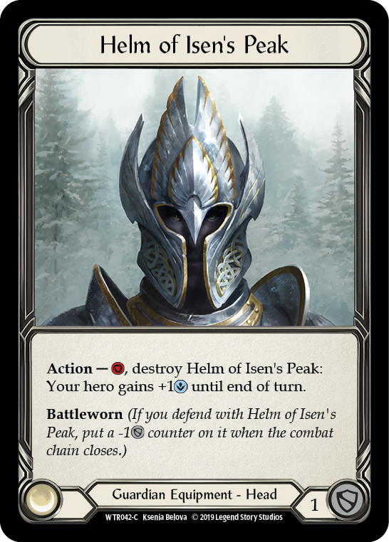 Helm of Isen's Peak [WTR042-C] Alpha Print Cold Foil - Devastation Store | Devastation Store