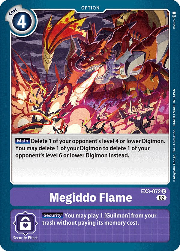 Megiddo Flame [EX3-072] [Draconic Roar] | Devastation Store