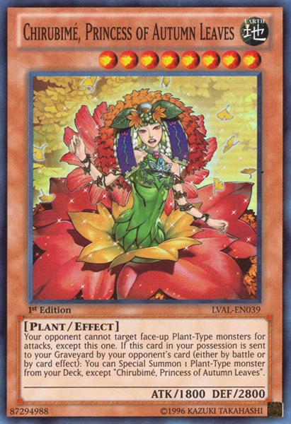 Chirubime, Princess of Autumn Leaves [LVAL-EN039] Super Rare | Devastation Store