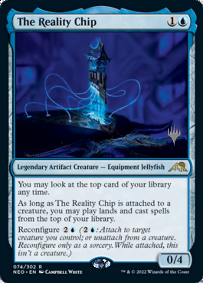 The Reality Chip (Promo Pack) [Kamigawa: Neon Dynasty Promos] | Devastation Store