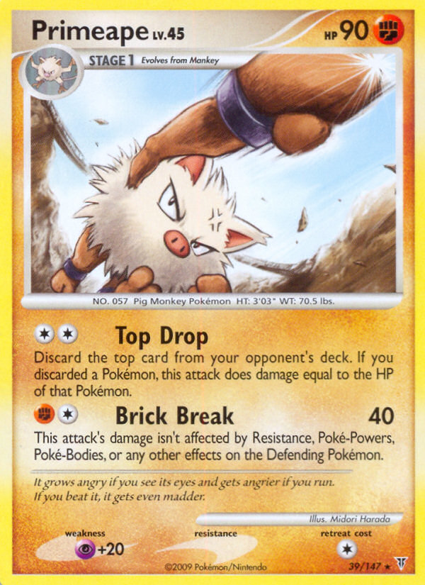 Primeape (39/147) [Platinum: Supreme Victors] | Devastation Store