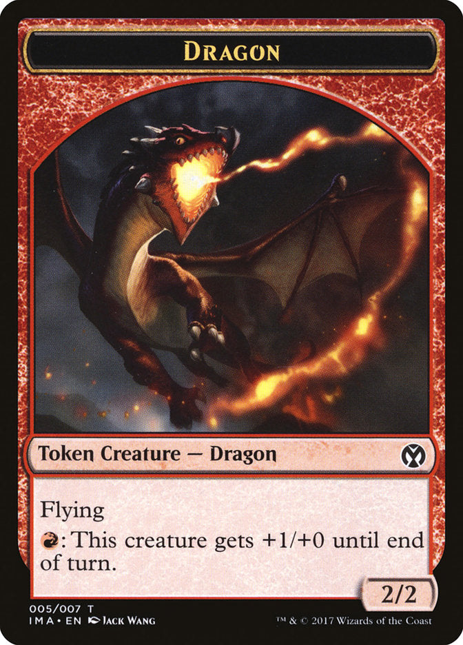 Dragon (005/007) [Iconic Masters Tokens] | Devastation Store
