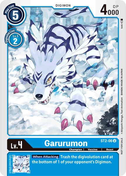 Garurumon [ST2-06] (Alternate Art) [Starter Deck: Cocytus Blue] | Devastation Store