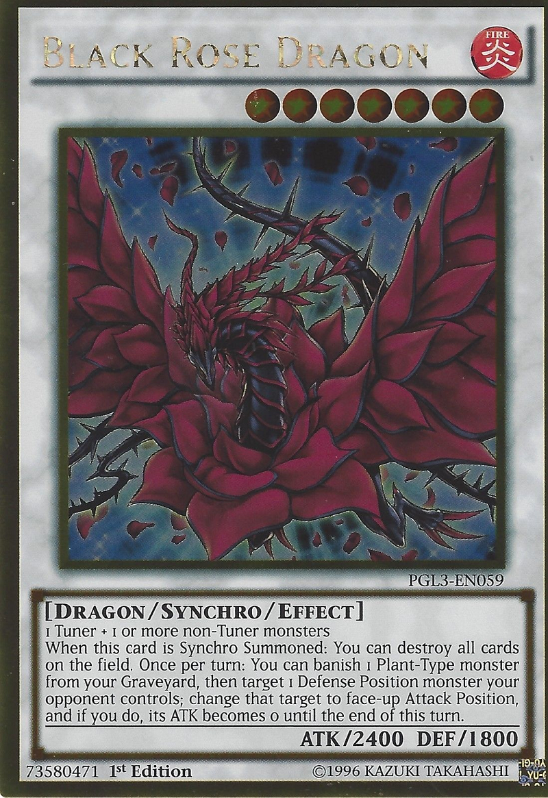 Black Rose Dragon [PGL3-EN059] Gold Rare | Devastation Store