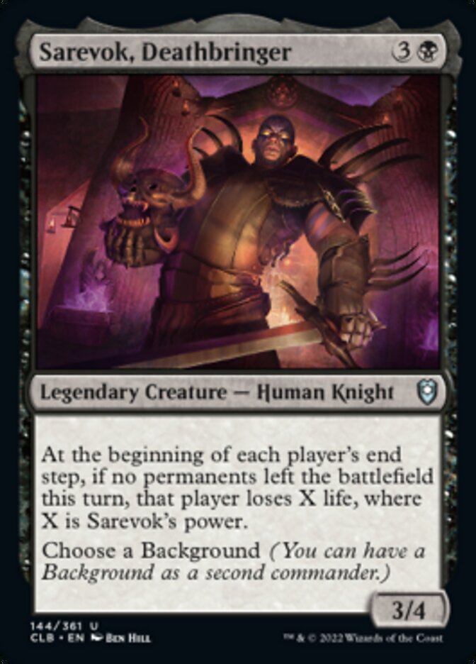 Sarevok, Deathbringer [Commander Legends: Battle for Baldur's Gate] | Devastation Store