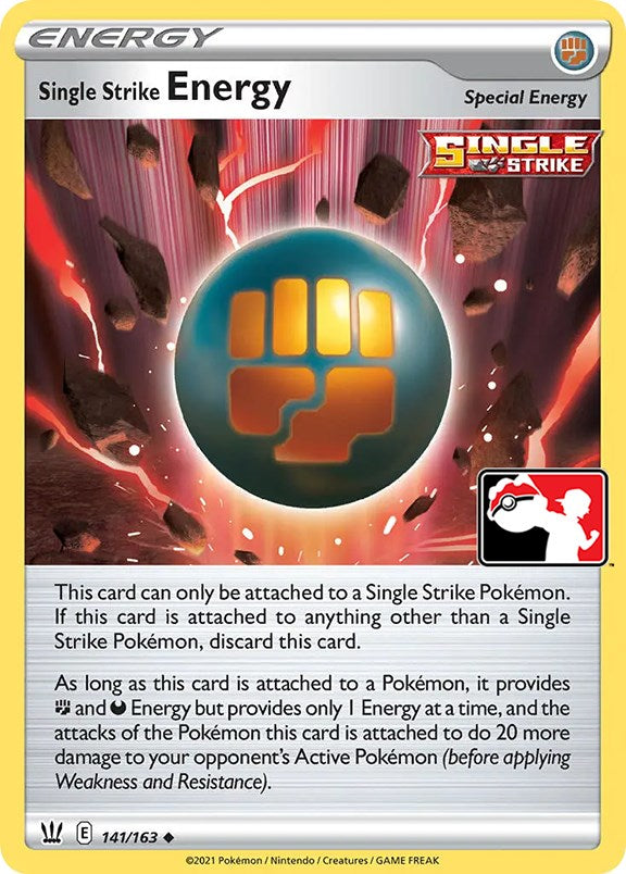 Single Strike Energy (141/163) [Prize Pack Series Two] | Devastation Store