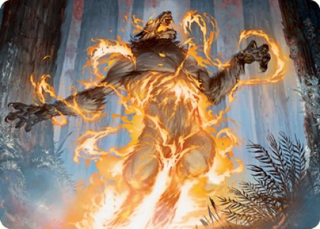 Burn the Accursed Art Card [Innistrad: Midnight Hunt Art Series] | Devastation Store