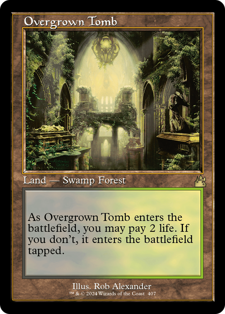 Overgrown Tomb (Retro) [Ravnica Remastered] | Devastation Store