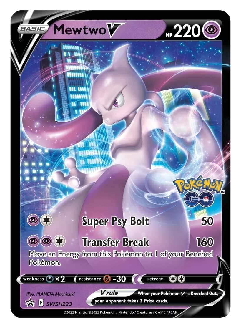 Mewtwo V (SWSH223) [Sword & Shield: Black Star Promos] | Devastation Store