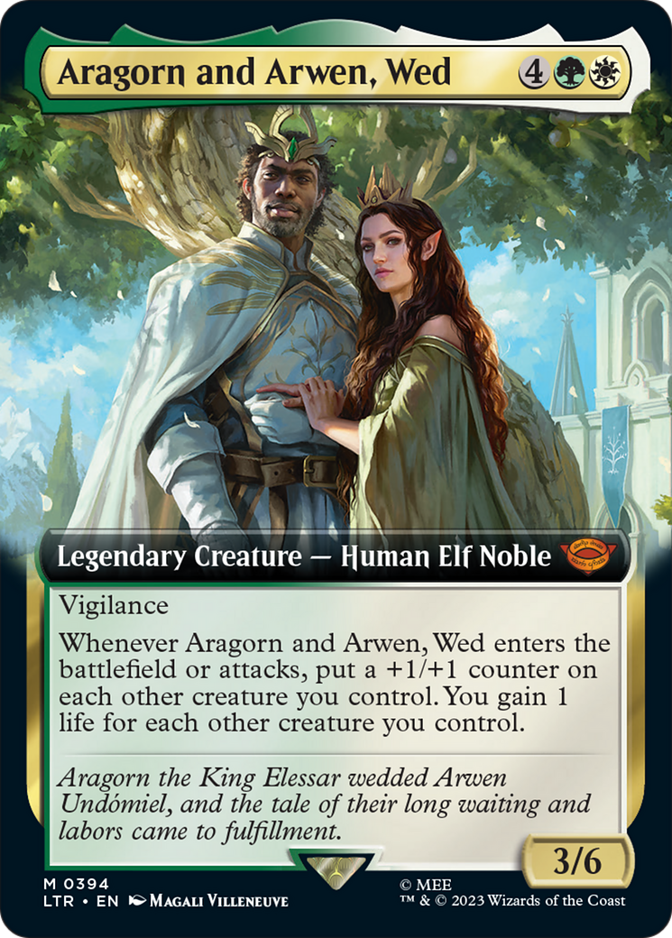 Aragorn and Arwen, Wed (Extended Art) [The Lord of the Rings: Tales of Middle-Earth] | Devastation Store