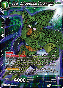 Cell, Absorption Onslaught (EX20-07) [Ultimate Deck 2022] | Devastation Store