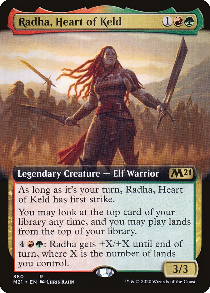 Radha, Heart of Keld (Extended) [Core Set 2021] | Devastation Store