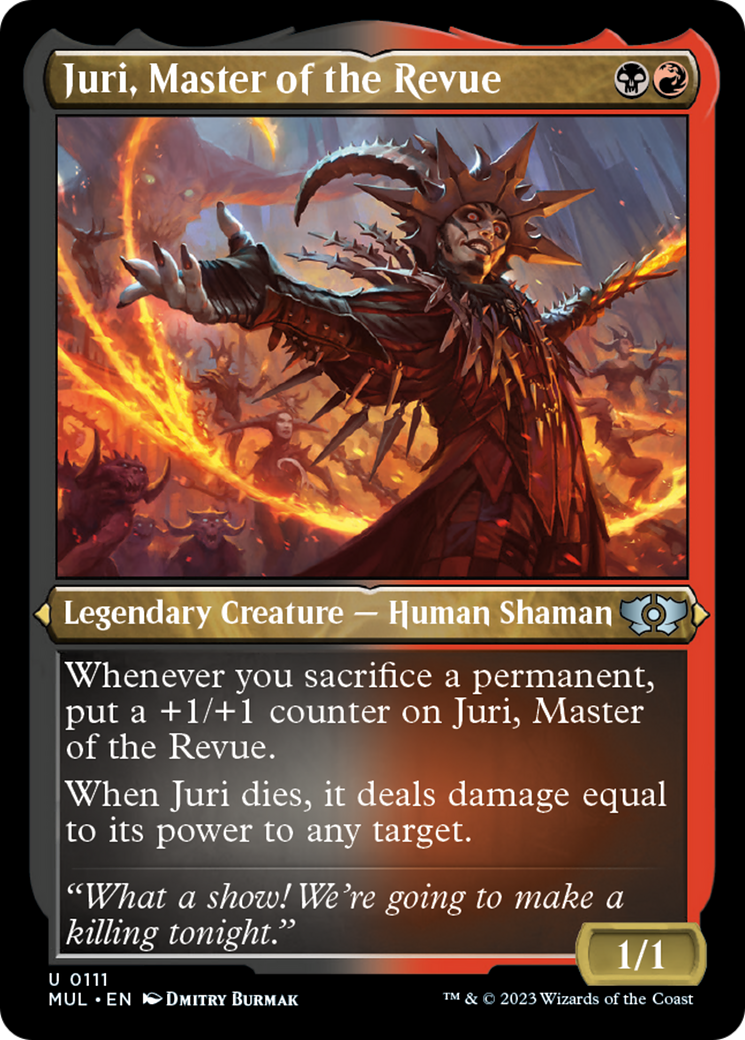 Juri, Master of the Revue (Foil Etched) [Multiverse Legends] | Devastation Store