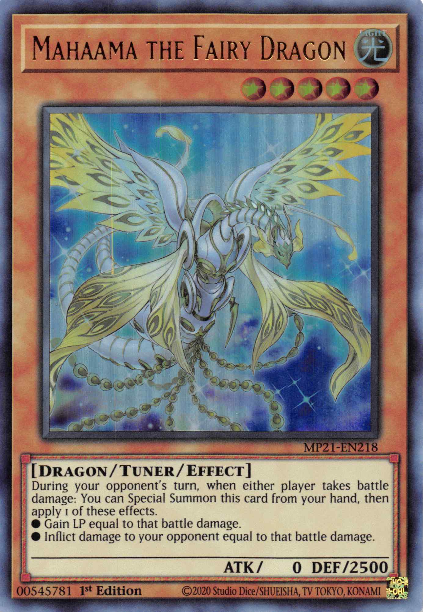 Mahaama the Fairy Dragon [MP21-EN218] Ultra Rare | Devastation Store