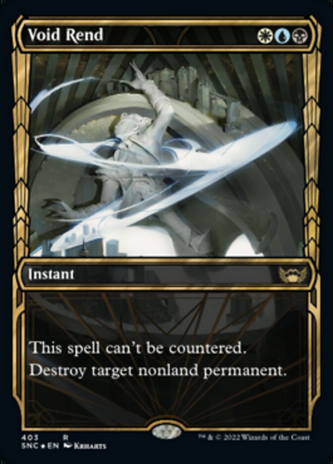 Void Rend (Showcase Golden Age Gilded Foil) [Streets of New Capenna] | Devastation Store