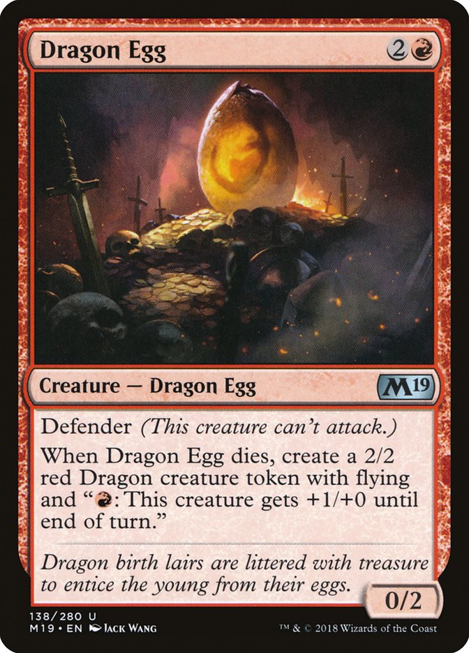 Dragon Egg [Core Set 2019] | Devastation Store
