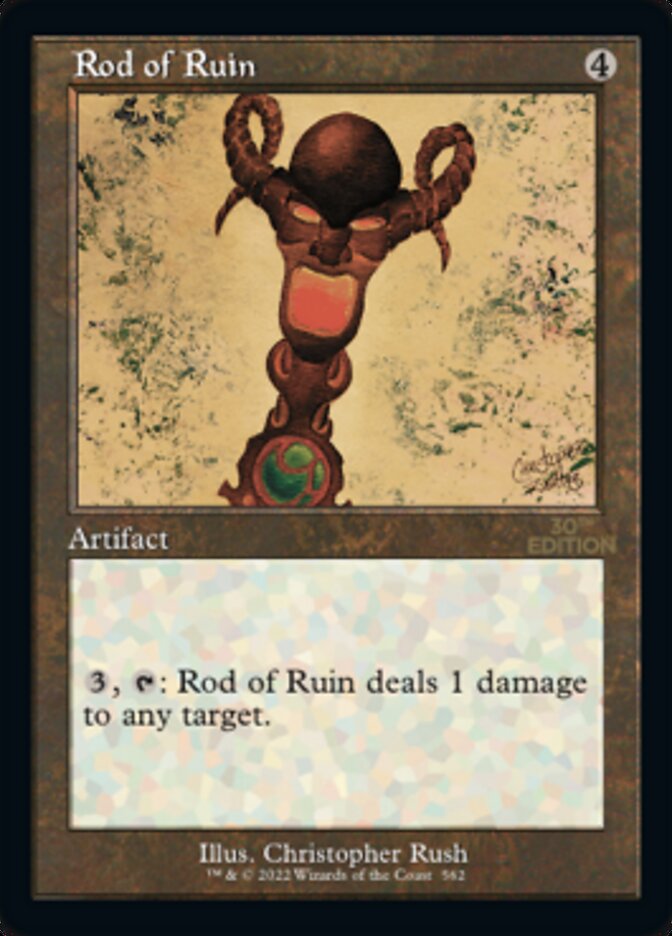 Rod of Ruin (Retro) [30th Anniversary Edition] | Devastation Store