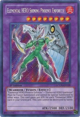 Elemental HERO Shining Phoenix Enforcer [LCGX-EN139] Secret Rare | Devastation Store