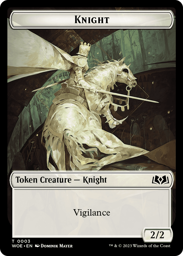 Knight Token [Wilds of Eldraine Tokens] | Devastation Store