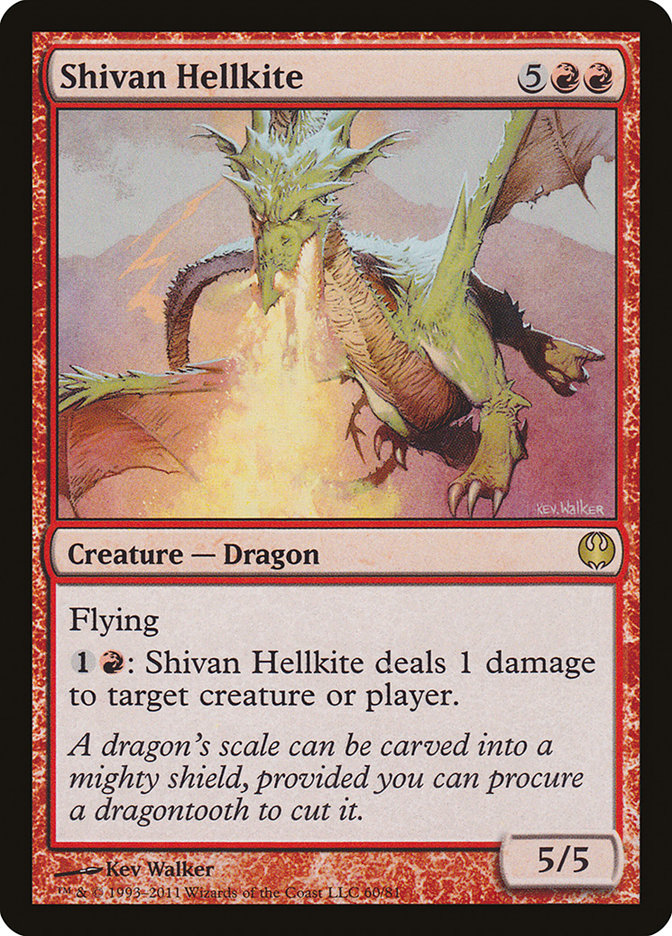 Shivan Hellkite [Duel Decks: Knights vs. Dragons] - Devastation Store | Devastation Store