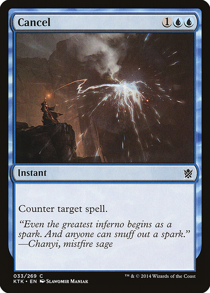 Cancel [Khans of Tarkir] | Devastation Store