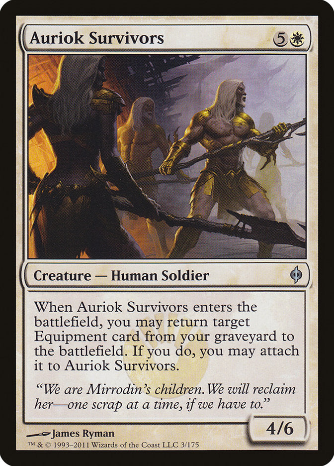 Auriok Survivors [New Phyrexia] | Devastation Store