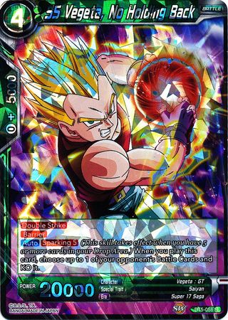 SS Vegeta, No Holding Back (BT5-058) [Miraculous Revival] | Devastation Store