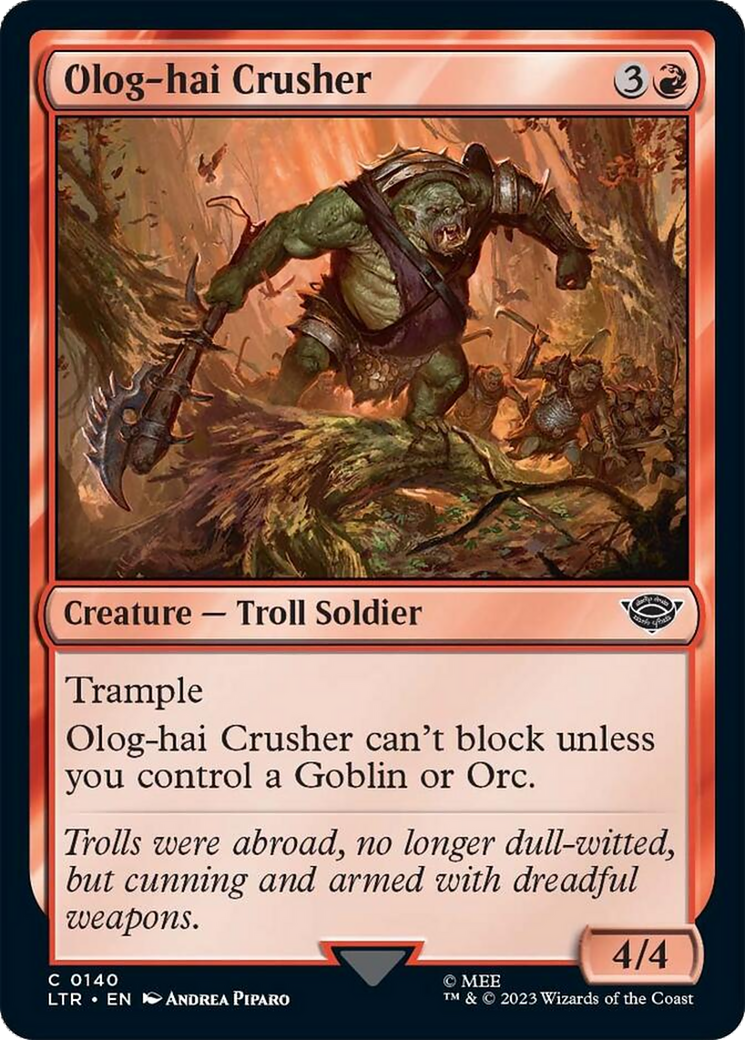 Olog-hai Crusher [The Lord of the Rings: Tales of Middle-Earth] | Devastation Store